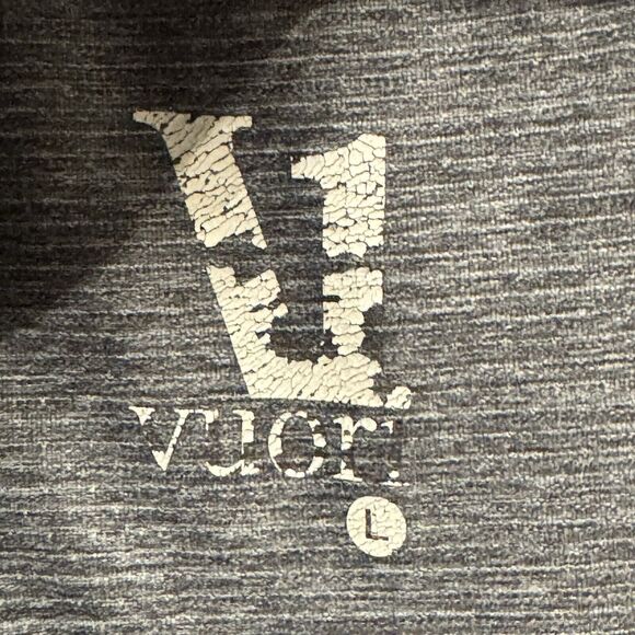 Vuori Performance Pocket Shirt Mens Large Gray Short Sleeve Gym Stretch Adult - Picture 4 of 5